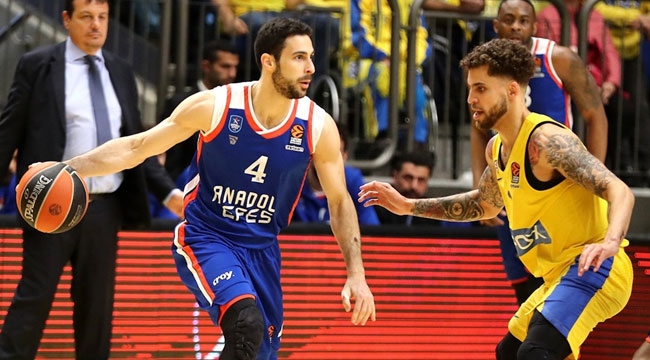 Anadolu Efes'in serisi Tel-Aviv'de bitti