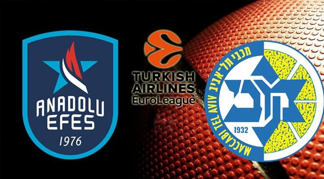 Anadolu Efes - Maccabi Playtika maçı ne zaman, hangi kanalda, saat kaçta?