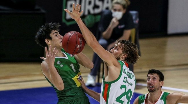 Bursaspor, Olimpija'ya 104-88 yenildi