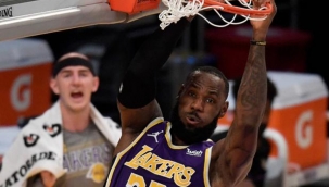 LeBron James Lakers'ı sırtladı