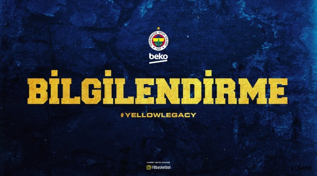 Fenerbahçe Beko'dan açıklama 