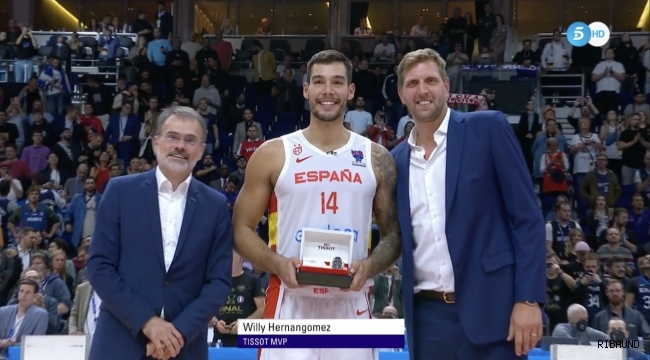 EuroBasket'in MVP'si Willy Hernangomez oldu 
