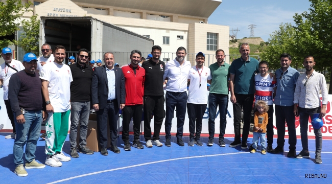 Ömer Onan'dan Kahramanmaraş 12 DABO ve 3X3 Basketbol turnuvalarını ziyaret 