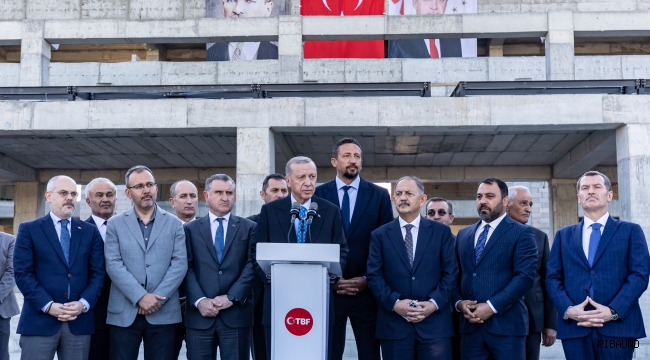Cumhurbaşkanı Erdoğan Basketbol Gelişim Merkezi'nde...