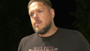 Vladimir Stimac, protestoda gözaltına alındı 