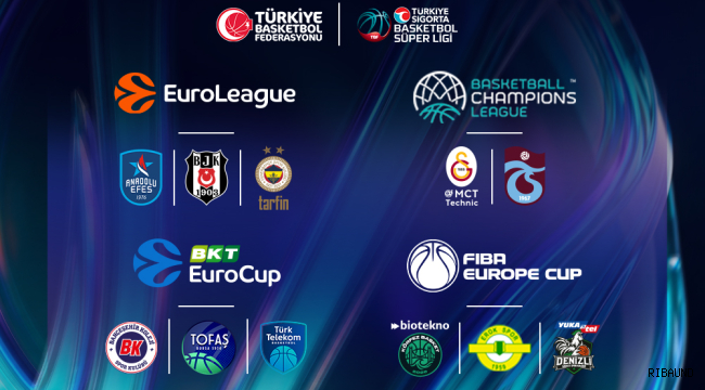 Türk basketbolunda Avrupa heyecanı: 11 takım 4 kupada sahne alacak 