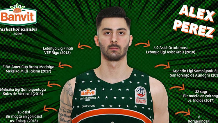 Banvit, Alex Perez'i Kadrosuna Kattı