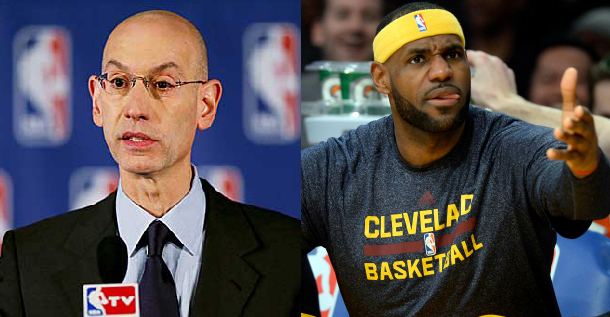 Adam Silver'dan LeBron'a destek