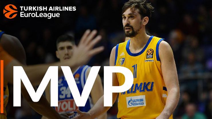 EuroLeague'de 8. haftanın MVP'si Alexey Shved