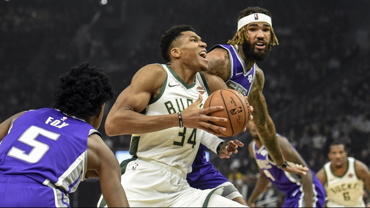 Milwaukee Bucks, Sacramento Kings'i farklı geçti