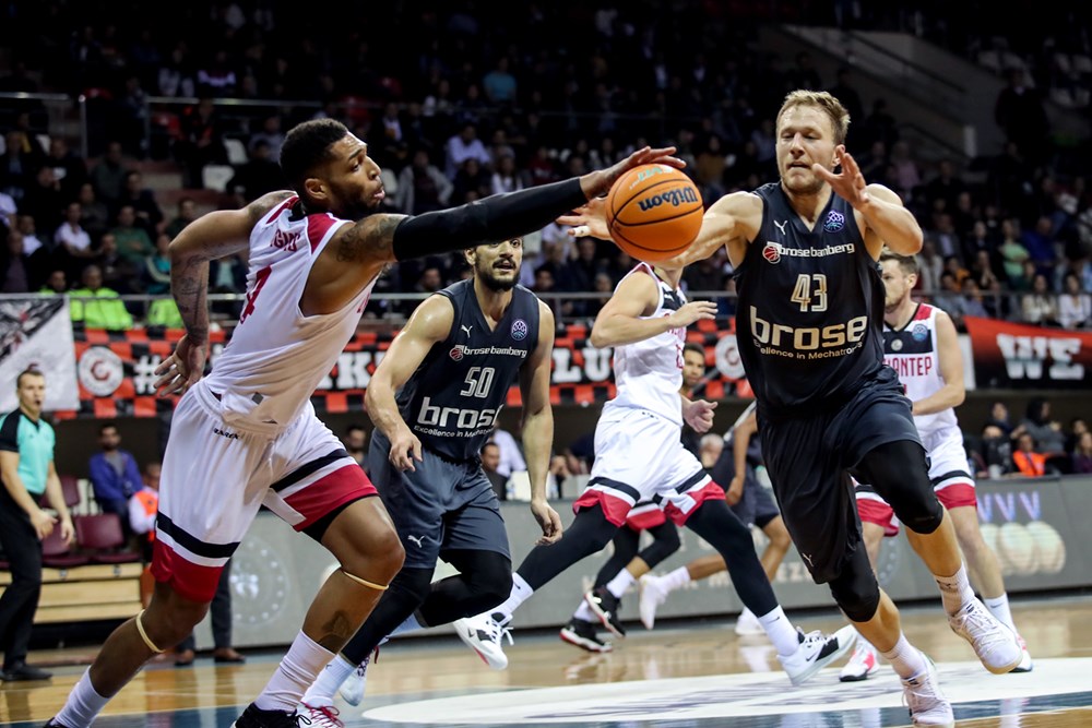 Gaziantep Basketbol, Brose Bamberg'e mağlup