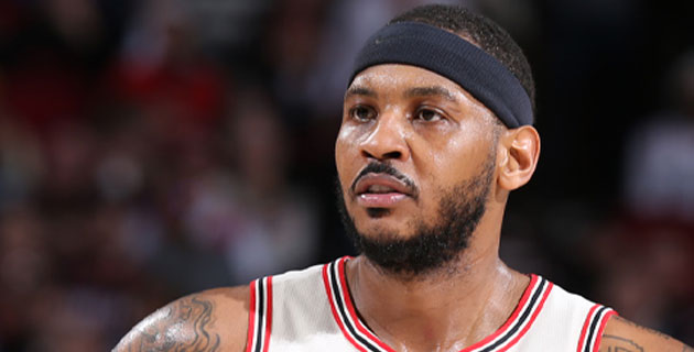 Carmelo Anthony 26.000'ler kulübüne girdi